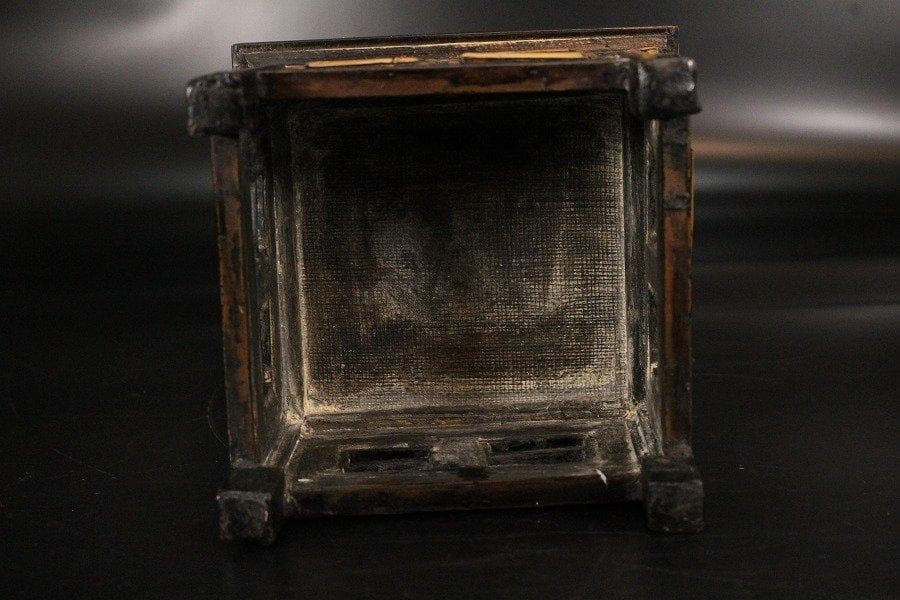 中国美術 竹足 天蒔絵 小卓台 唐物 極上 希少 旧家蔵出