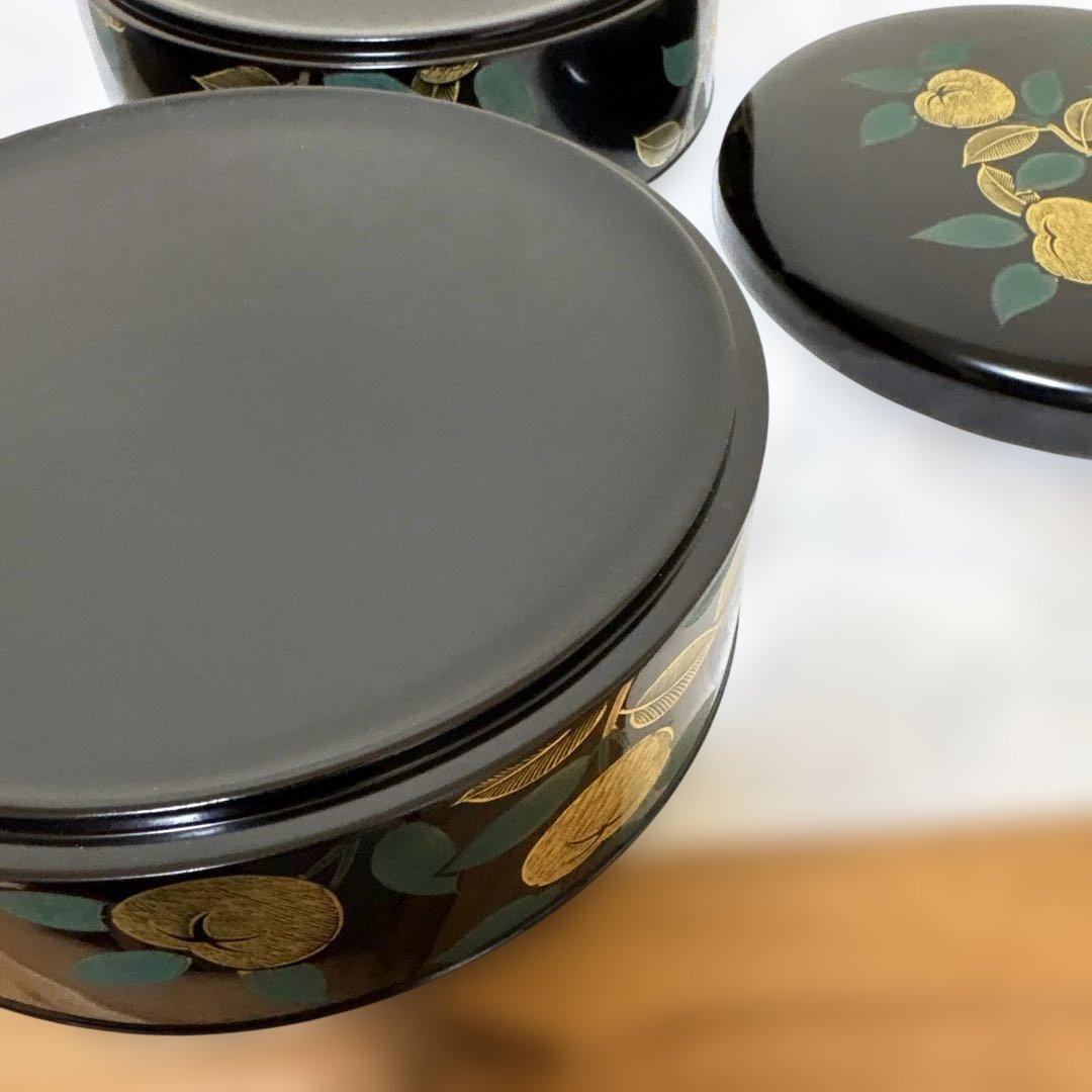 アソベ光石謹製　沈金橘花　丸重　未使用