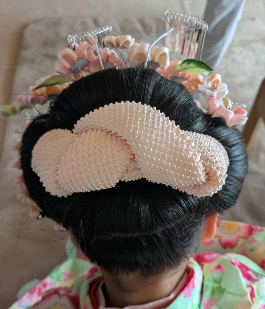 七五三 7歳　着物、髪飾り(勝山かんざし、かのこ)セット