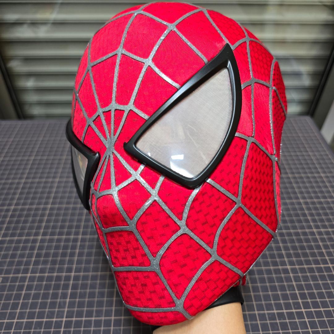 スパイダーマン　マスク　　コスプレ　1/1　 3Dシェルマスク　即日発送！