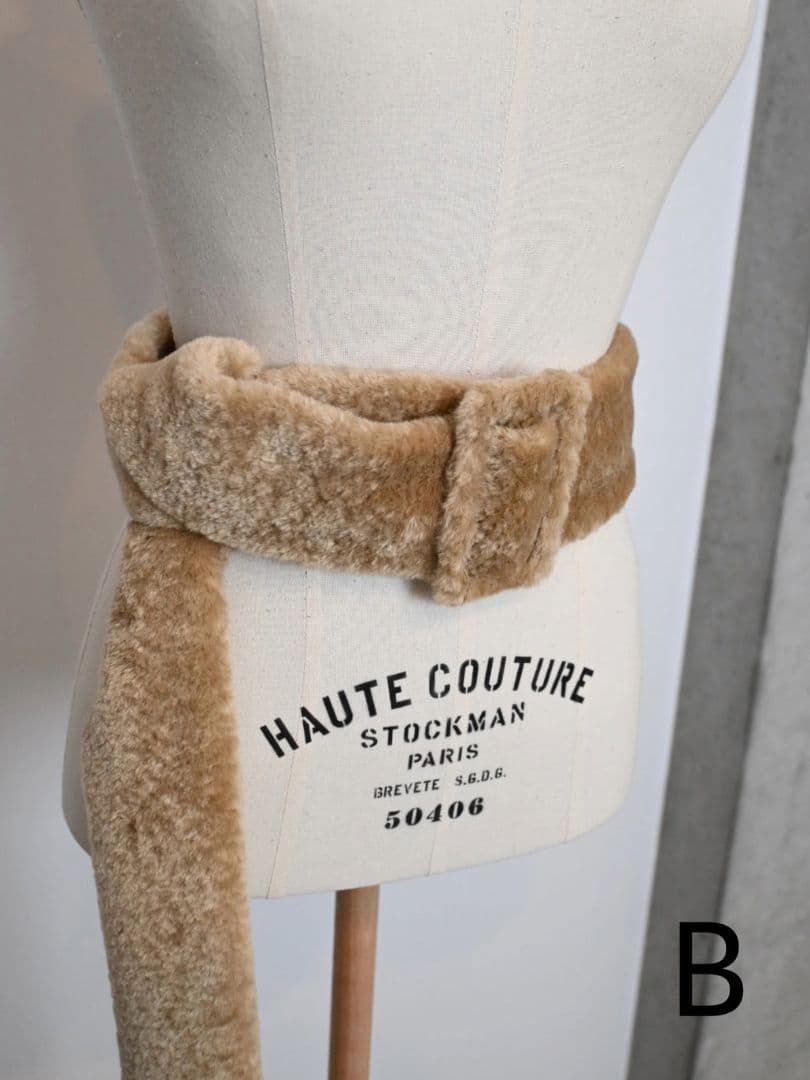 .*様 新品未使用【CHIEKO+】fur tail belt/エコファーロング