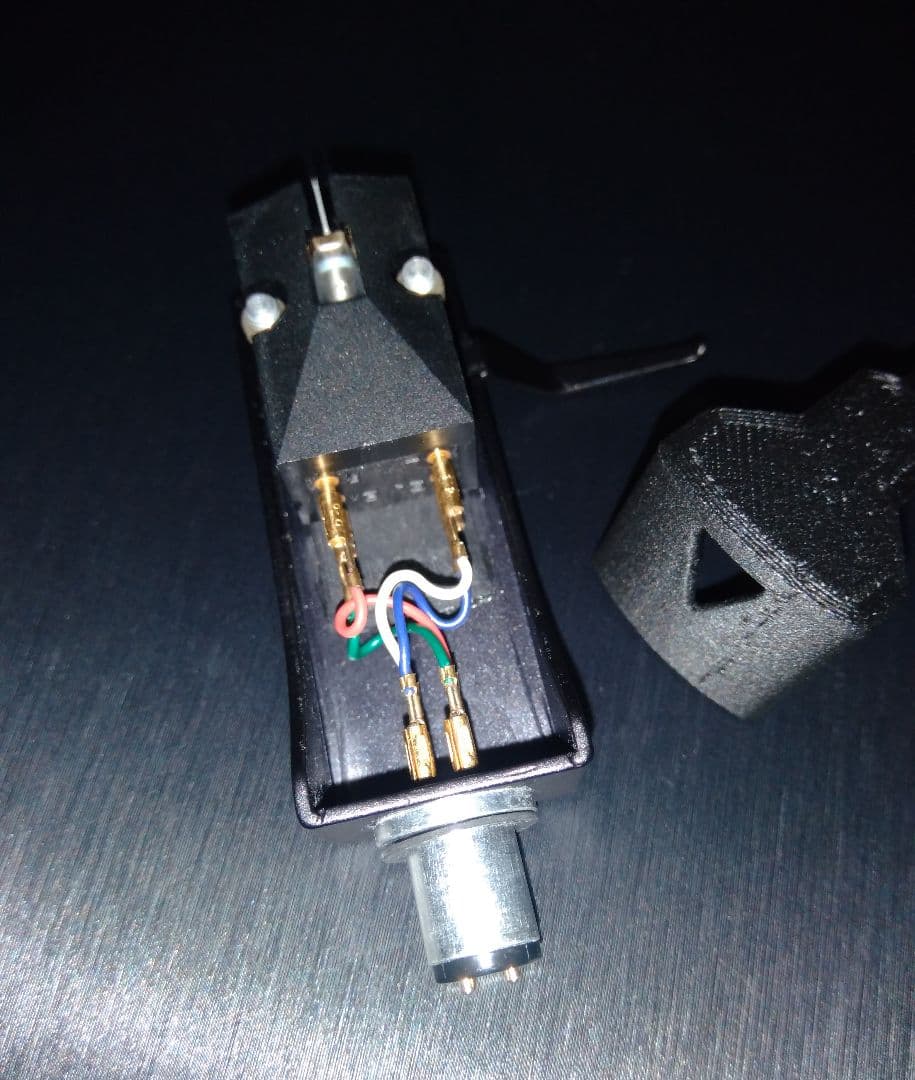 デノン MCカートリッジ DL-103 ヘッドシェルPCL-4 音質良好美品