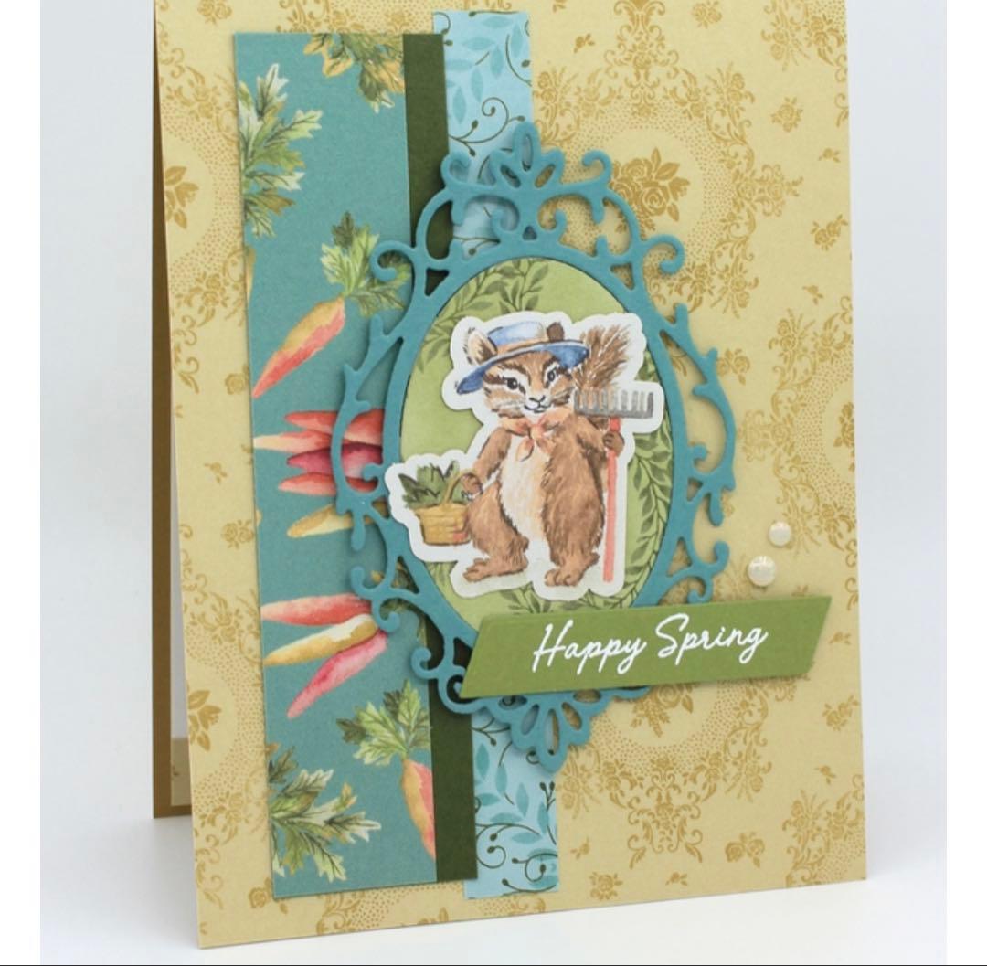 ラスト1点限り新作♡未使用　一押しフレームダイと絵本スタンプ　スタンピンアップ