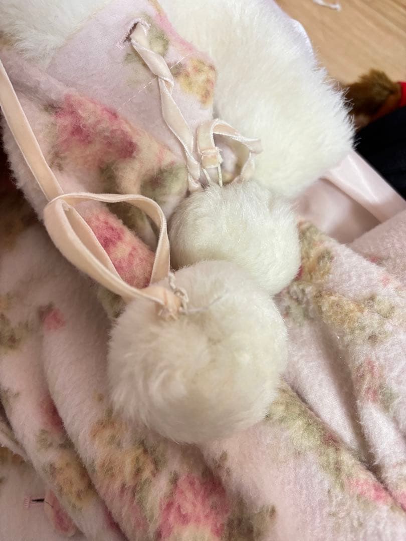 リズリサ お花柄ポンチョ