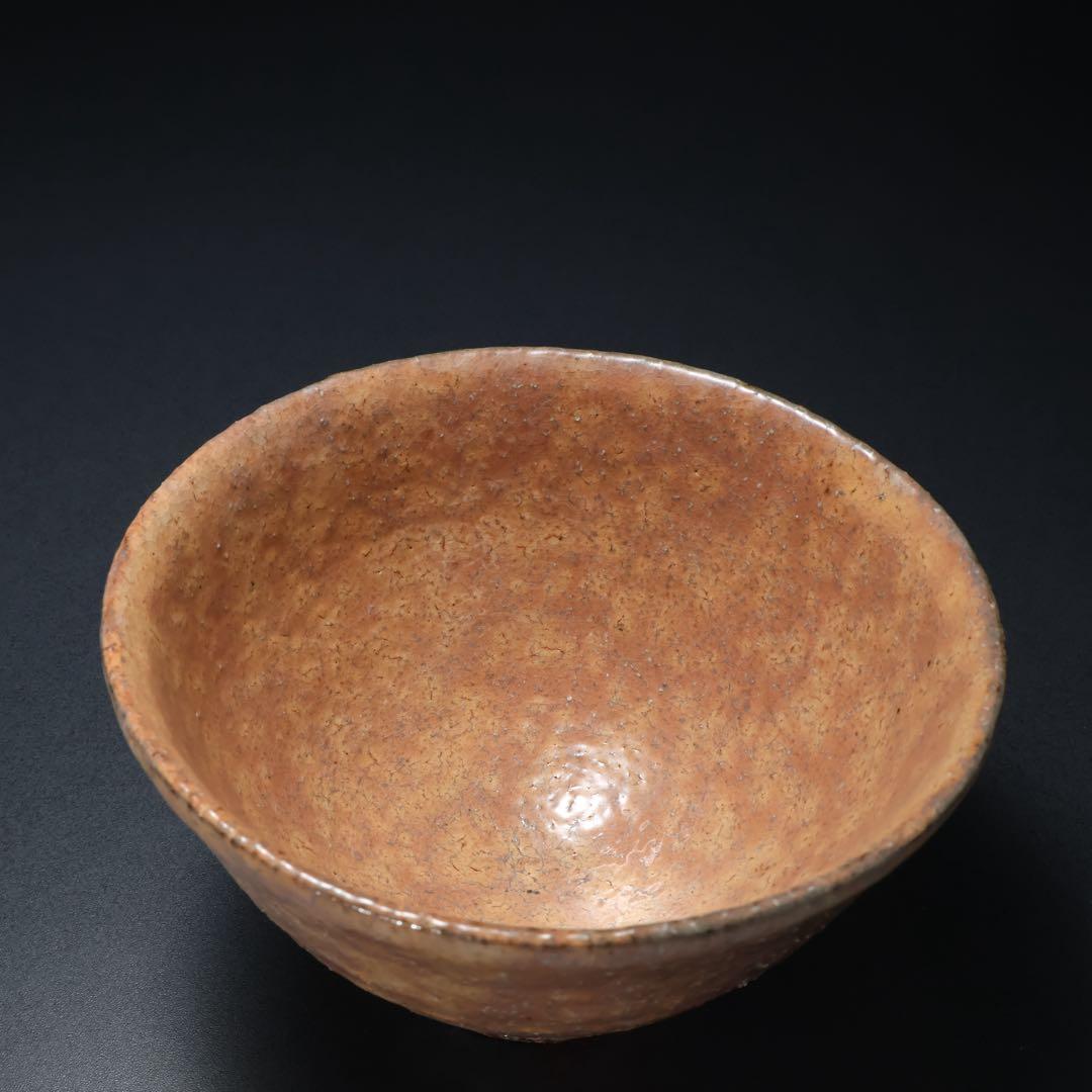 【抹茶碗】萩焼15代坂倉新兵衛　薄紅葉　表千家14代而妙斎書付　R1425お10