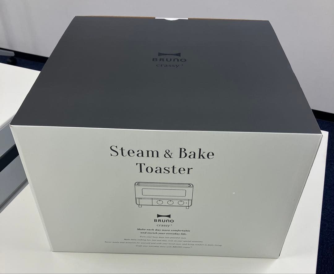 新品　ブルーノ　オーブントースター　スチール＆ベイク　ホワイト　定価16,500