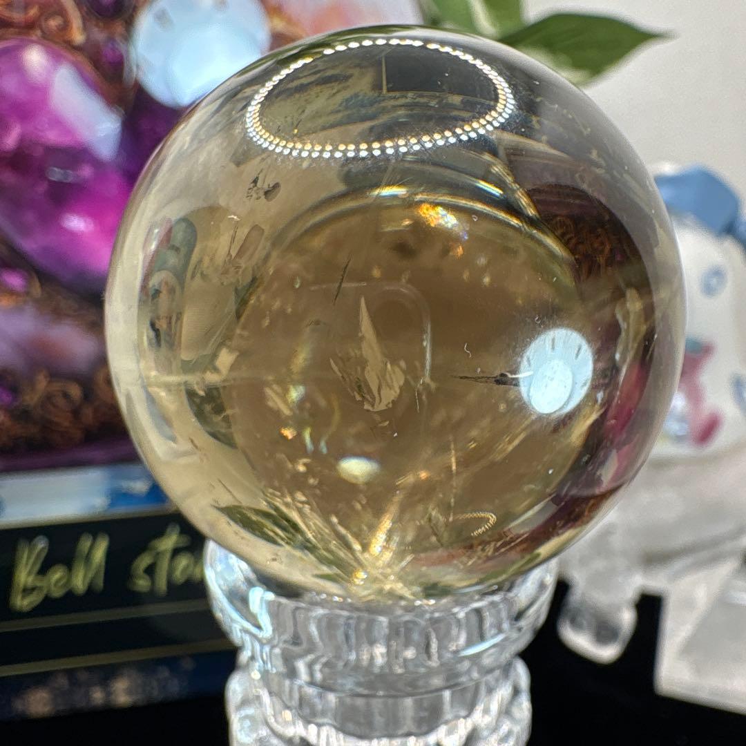 高品質 スモーキークォーツスフィアNo.2469