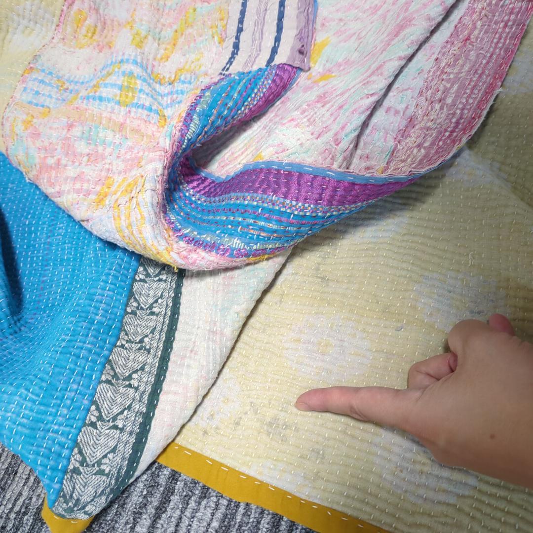 ヴィンテージカンタ ビンテージカンタ ラリーキルト シンプルソファカバー 372