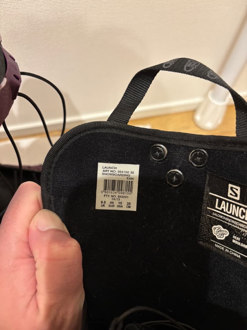 Salomon Launch スノーボードブーツ 紫　28cm