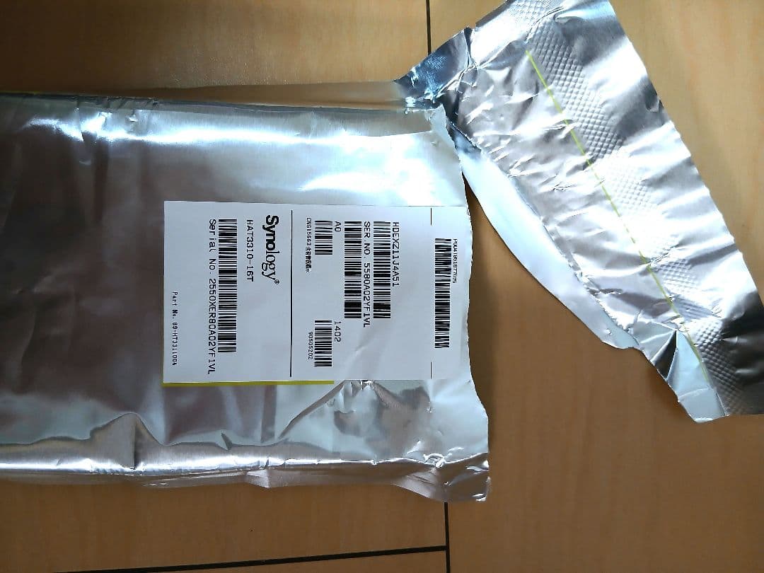 Synology HAT3310 16TB HDD 新品未使用、開封済