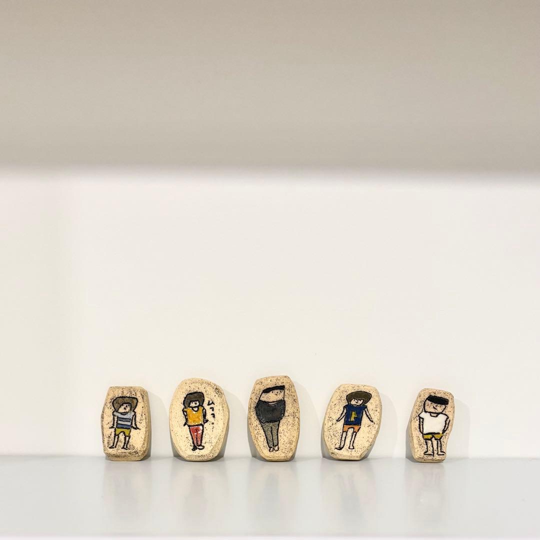 岡村友太郎 トモタロウ 家族 ファミリーセット 箸置き アート オブジェ