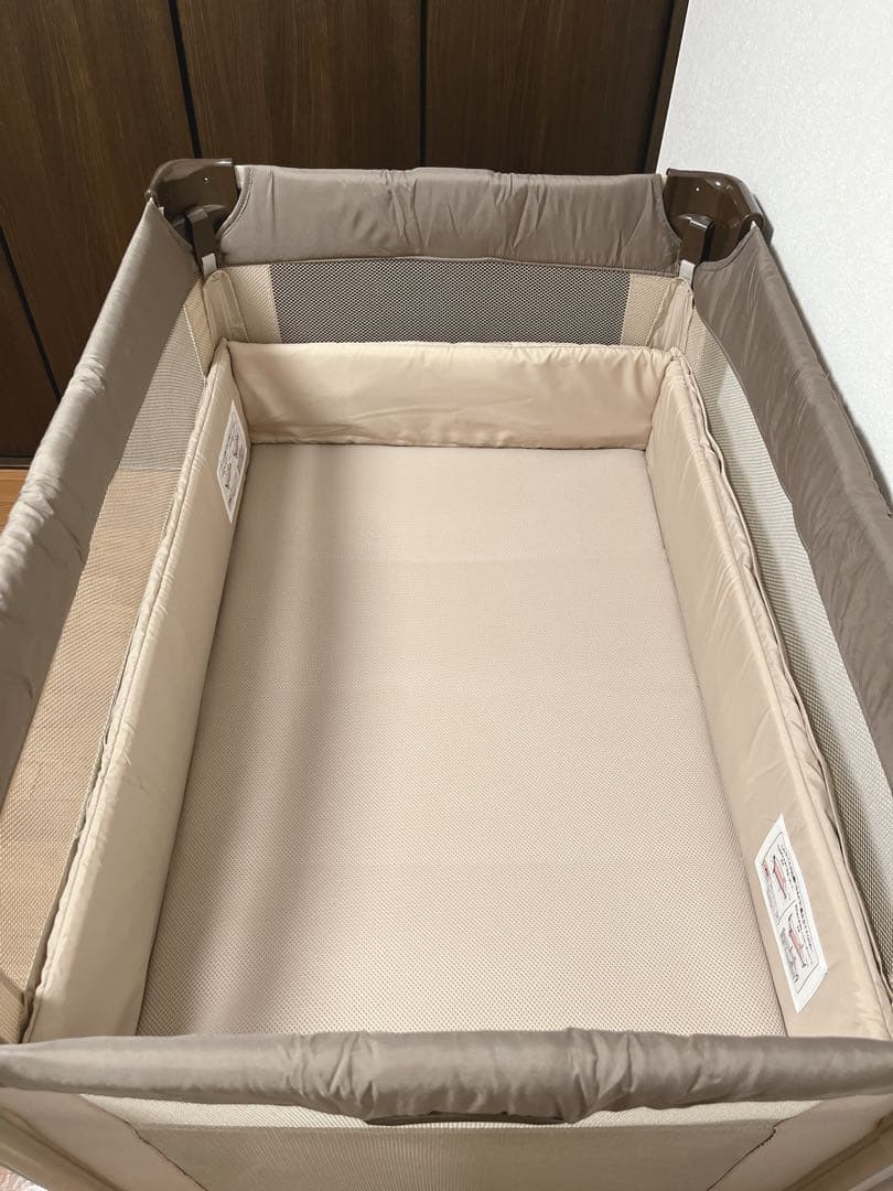 【極美品】アップリカ ココネルエアー ベビーベッド サークル 寝具 未使用級