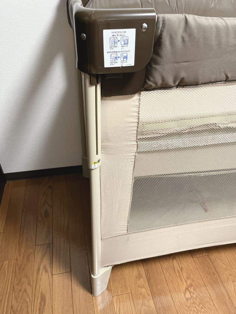 【極美品】アップリカ ココネルエアー ベビーベッド サークル 寝具 未使用級