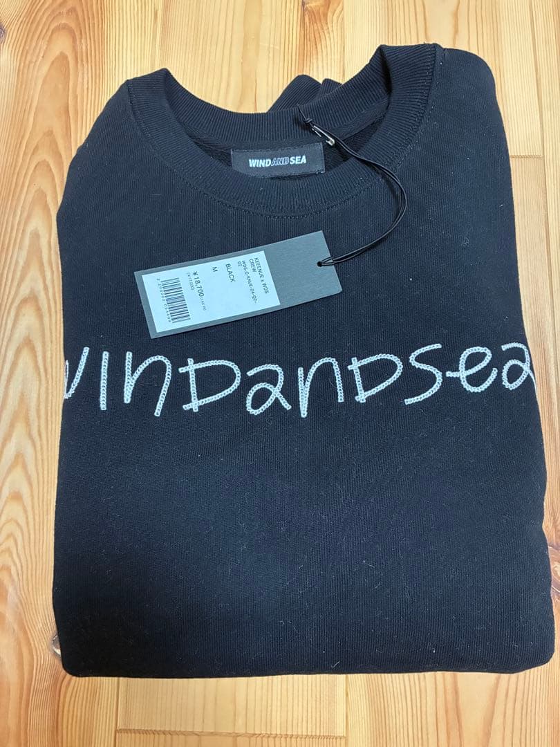 WIND AND SEA × KEEENUEブラック スウェット Mサイズ
