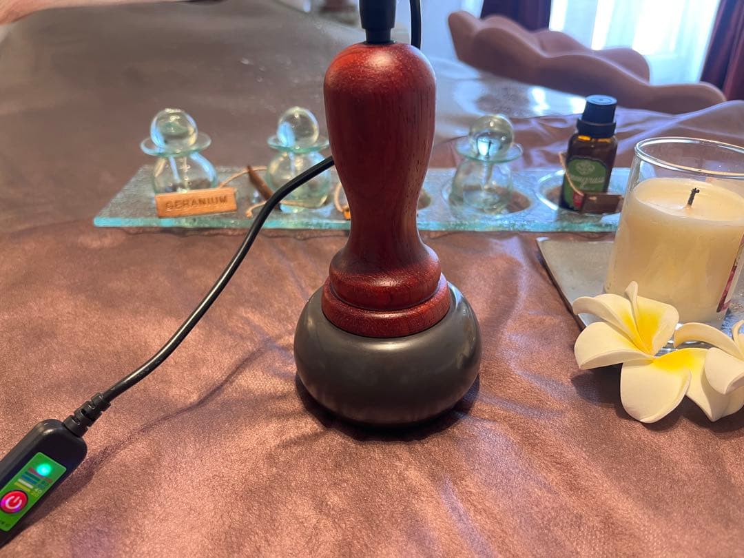 【今週末特価】ベン石温熱器ホットストーンセラピー日本、海外使えるコンセント付