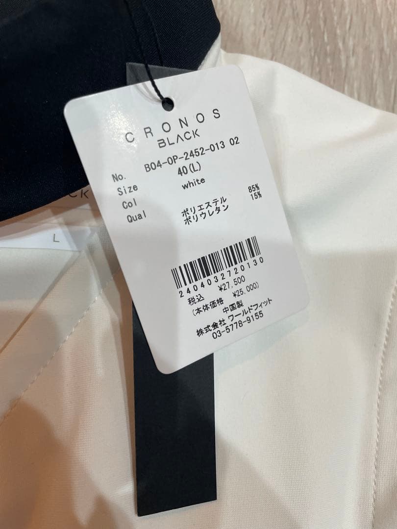 クロノスブラック　ワンピース　ラインドレス　Lサイズ