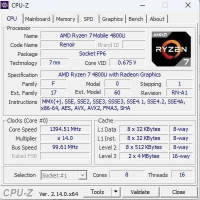 MINISFORUM UM480 Ryzen7 4800U ミニPC 16GB