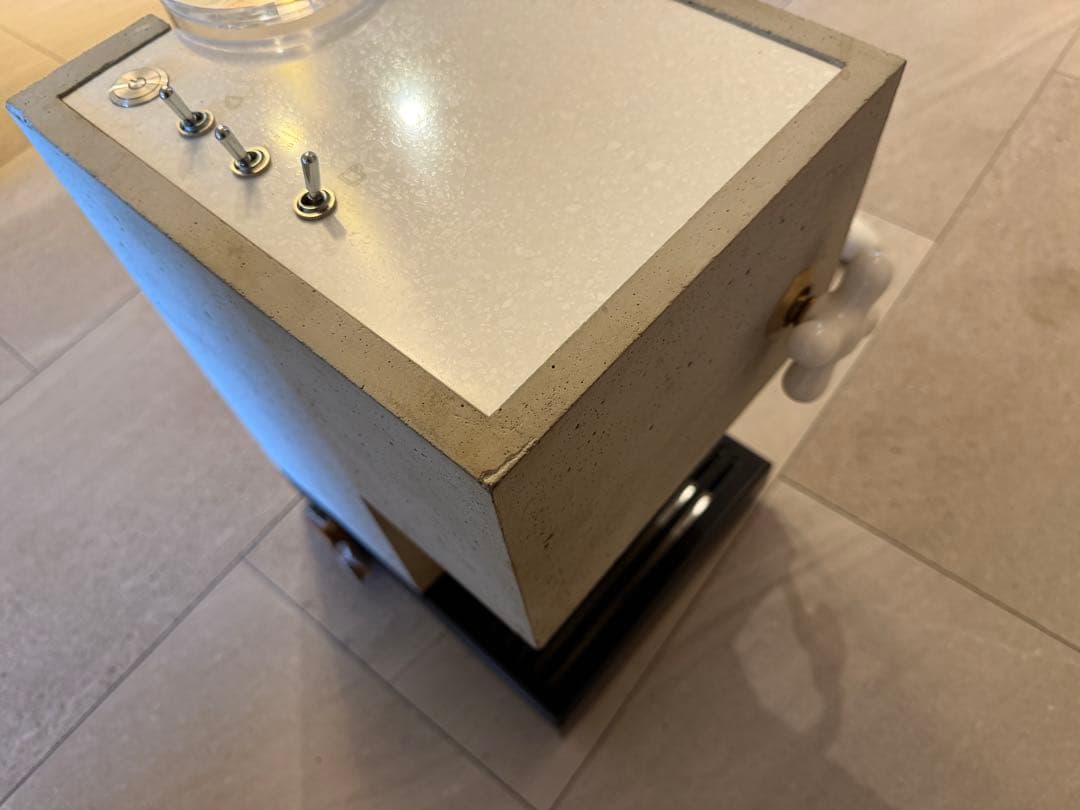 おしゃれでレアなエスプレッソマシン【AnZa Concrete】インテリアにも◎