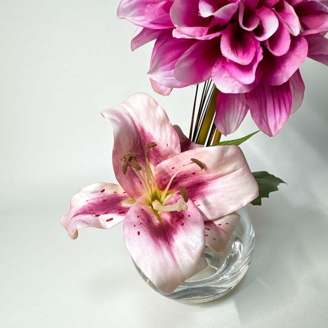 エミリオロバ EMILIO ROBBA アートフラワー ダリア 百合 30cm