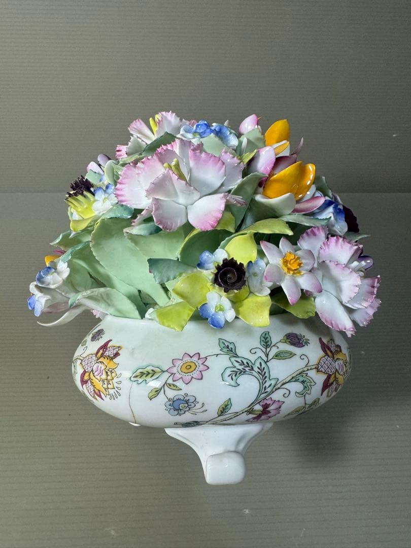 2504 ミントン　ハドンホール　陶花　フローラル