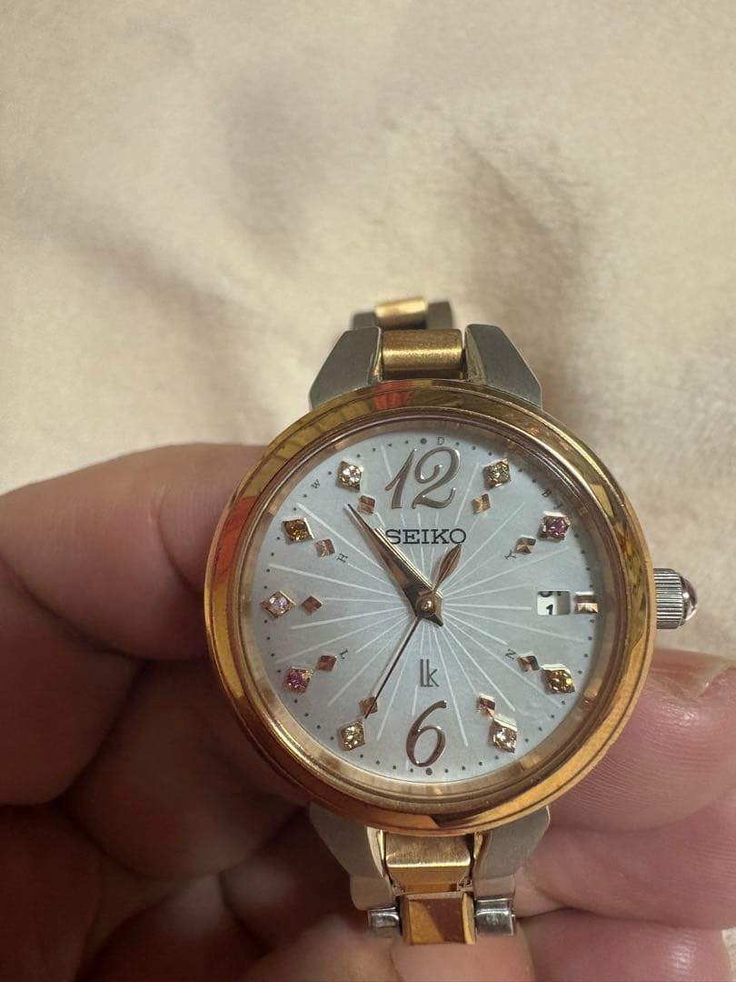 【限定モデル】セイコー ルキア 電波ソーラー レディース 腕時計