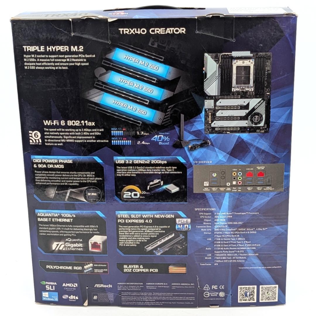 ASRock TRX40 CREATOR マザーボード ピン曲がり有ジャンク