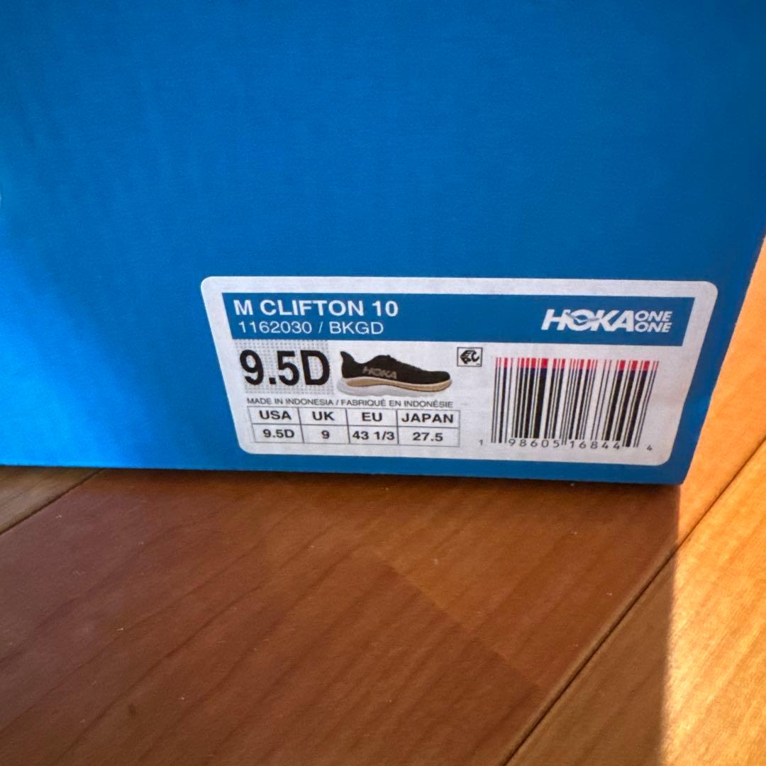 HOKA スニーカー クリプトン10ブラック/ゴールド