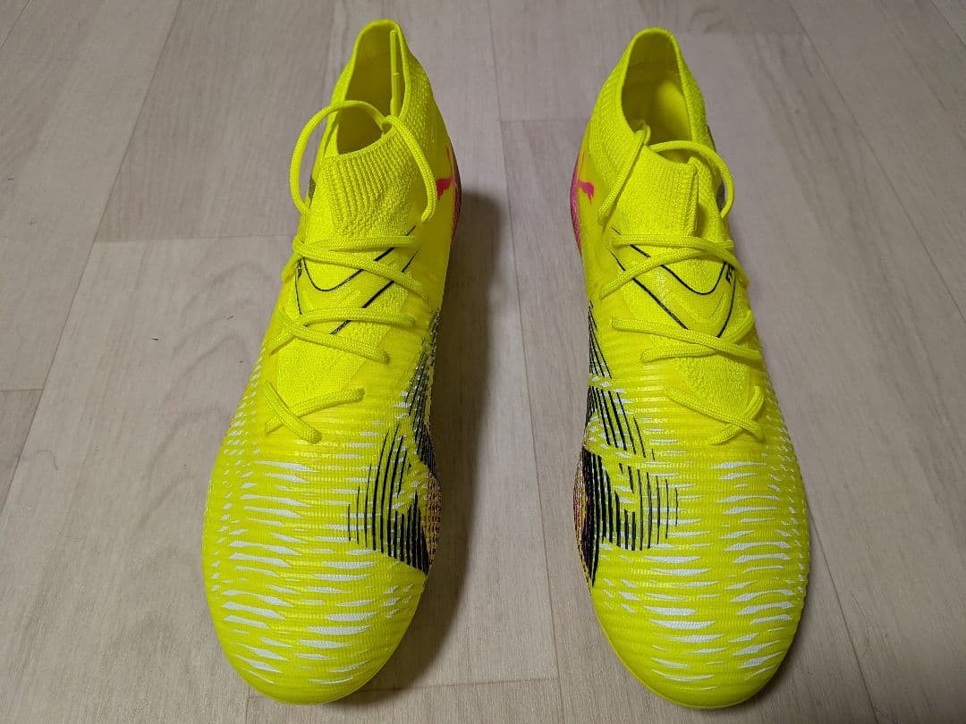 PUMA サッカーシューズ イエロー ハイカット 25cm 未使用