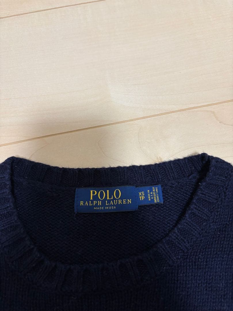 Polo Ralph Lauren ネイビーセーター XS