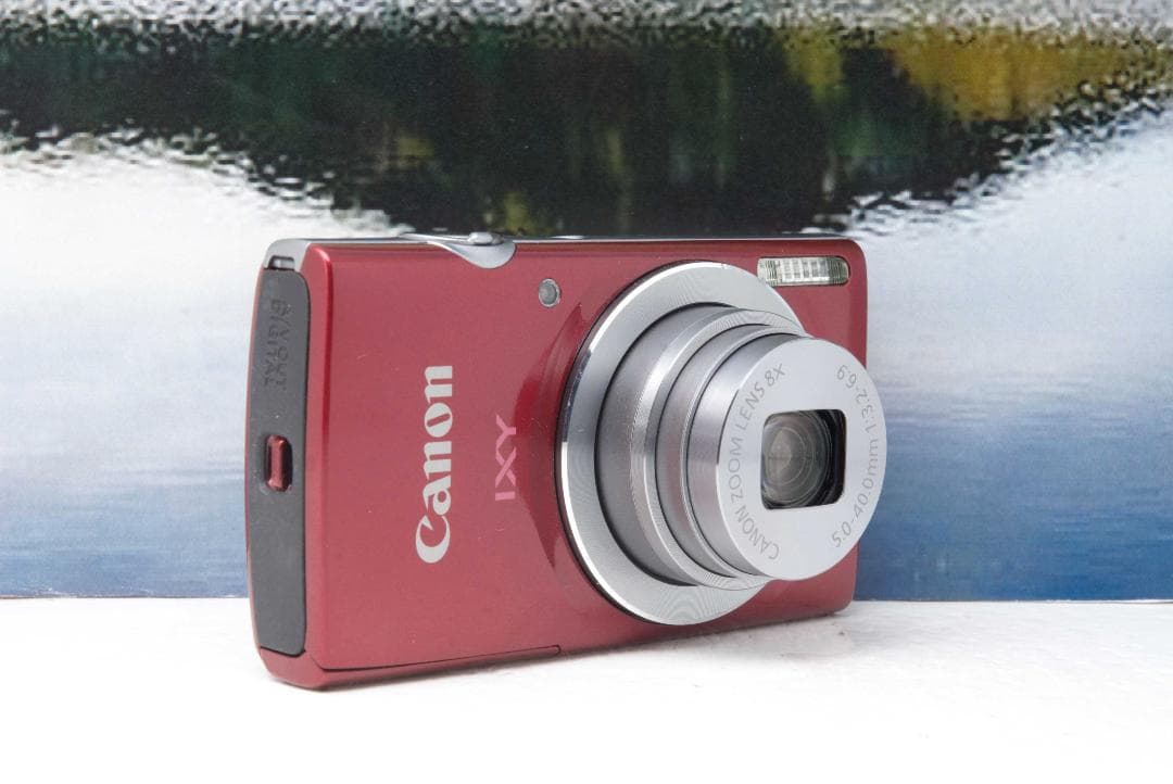 【動作品】Canon デジタルカメラ IXY 120 ズーム レッド