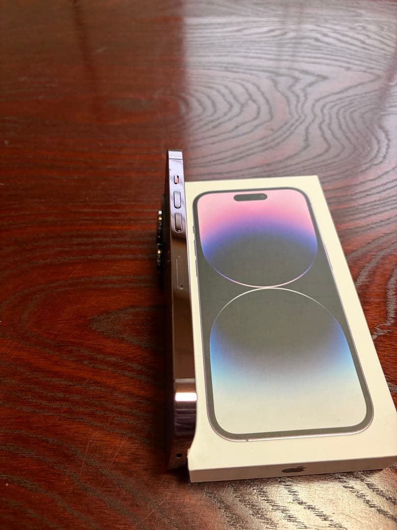 Apple iPhone 14 Pro ディープパープル 箱付き