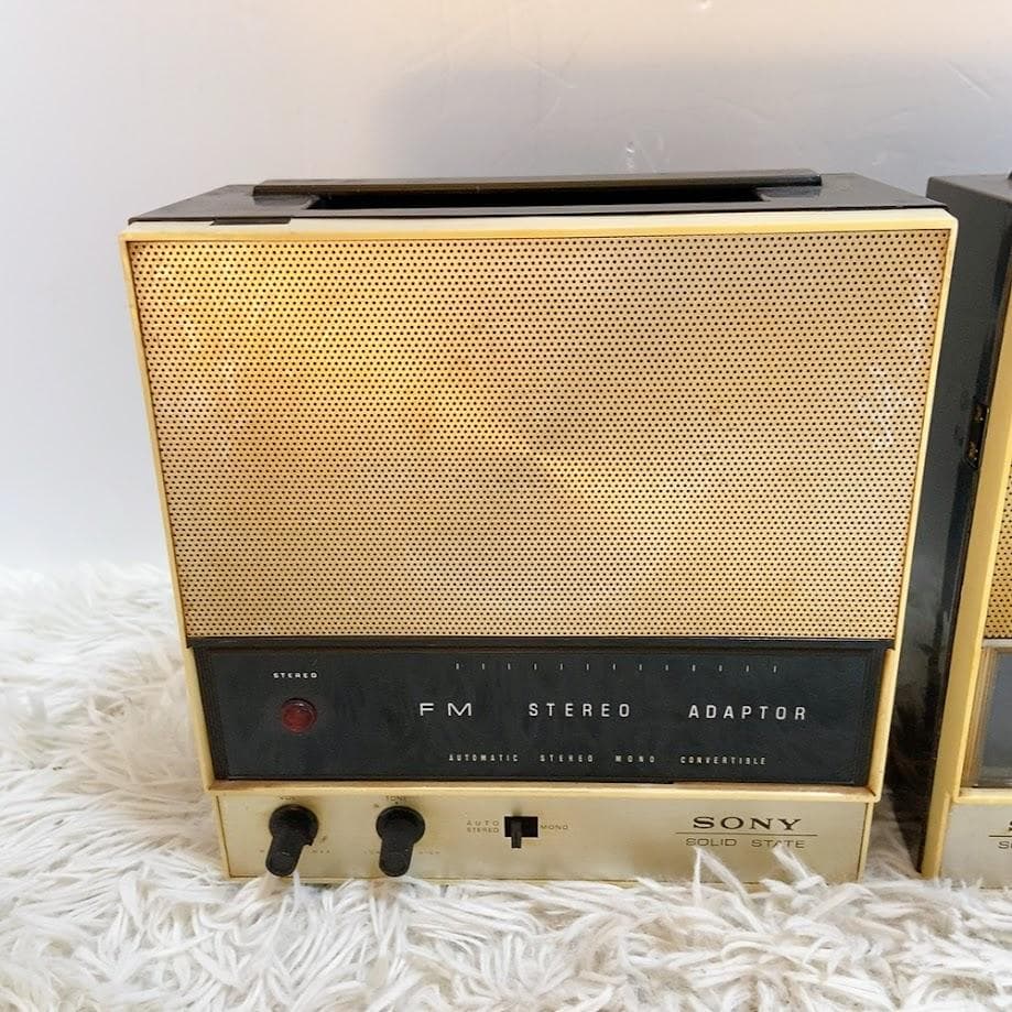 希少！ SONY 8F-38 トランジスタラジオ ステレオアダプタ STA-38