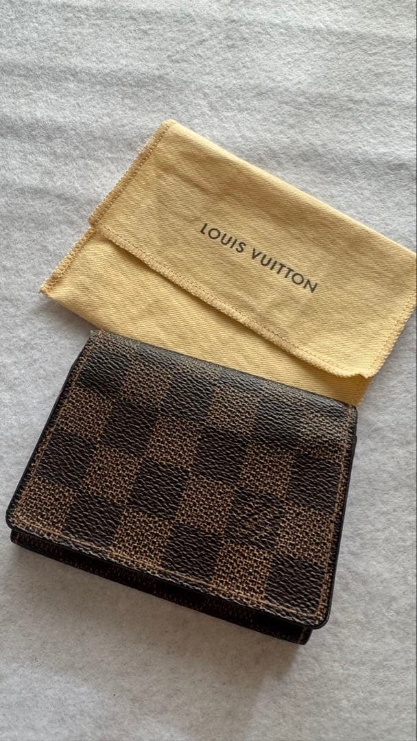 ルイ・ヴィトン　ダミエ　名刺入れ