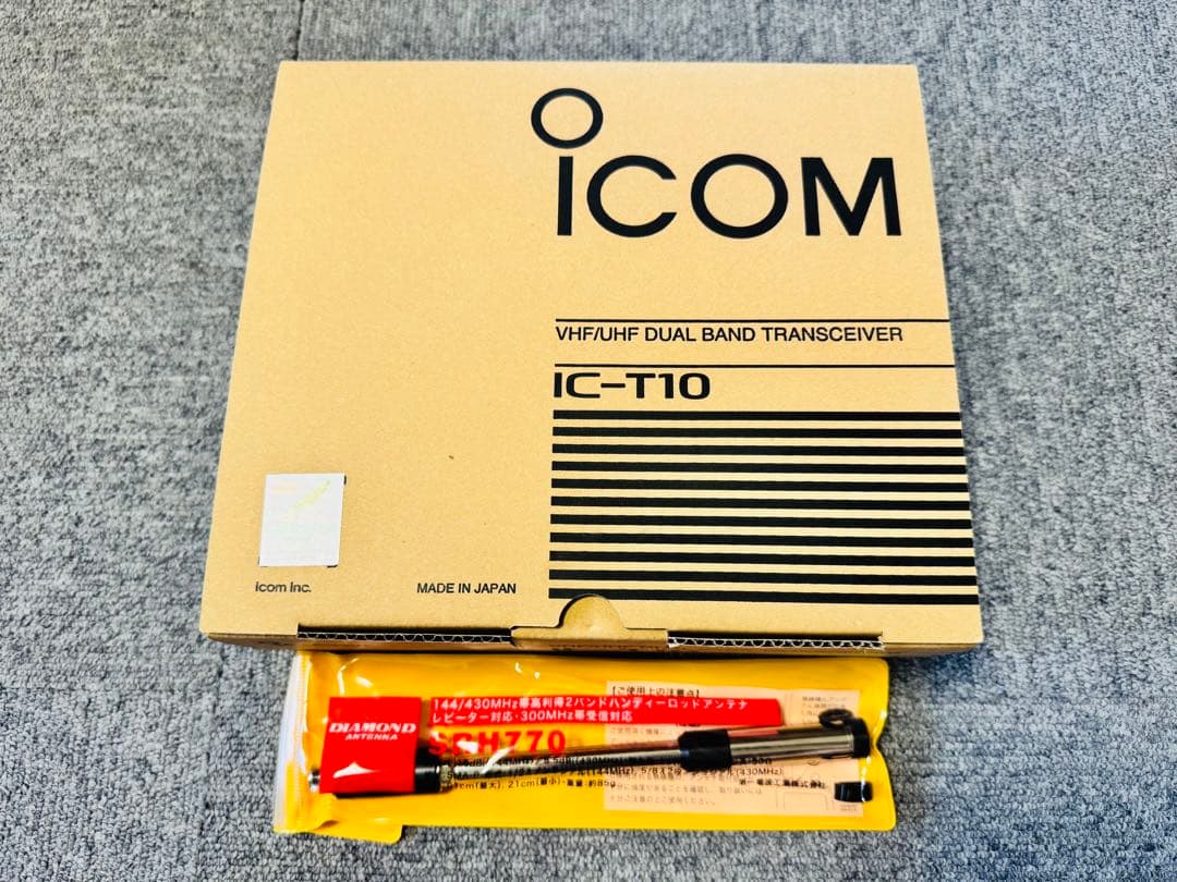 アイコム IC-T10・SRH770 アンテナセット