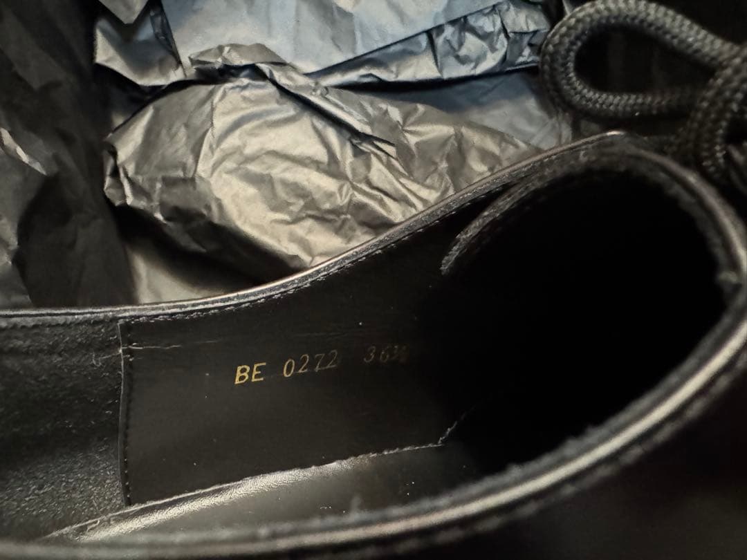 CELINE 厚底レースアップスタッズロゴシューズ 36.5