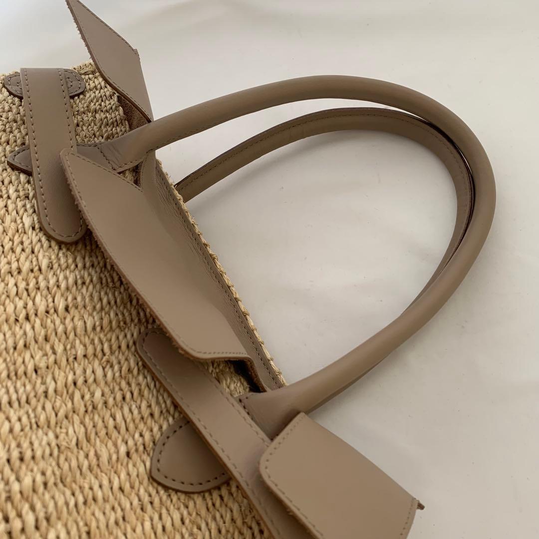 【未使用品】the bagmati カゴバッグ レザー ザバグマティ