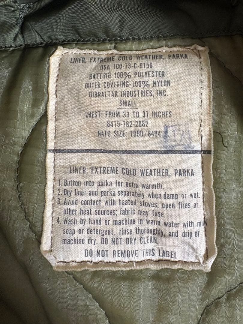 70s vintage m65 フィッシュテールパーカー