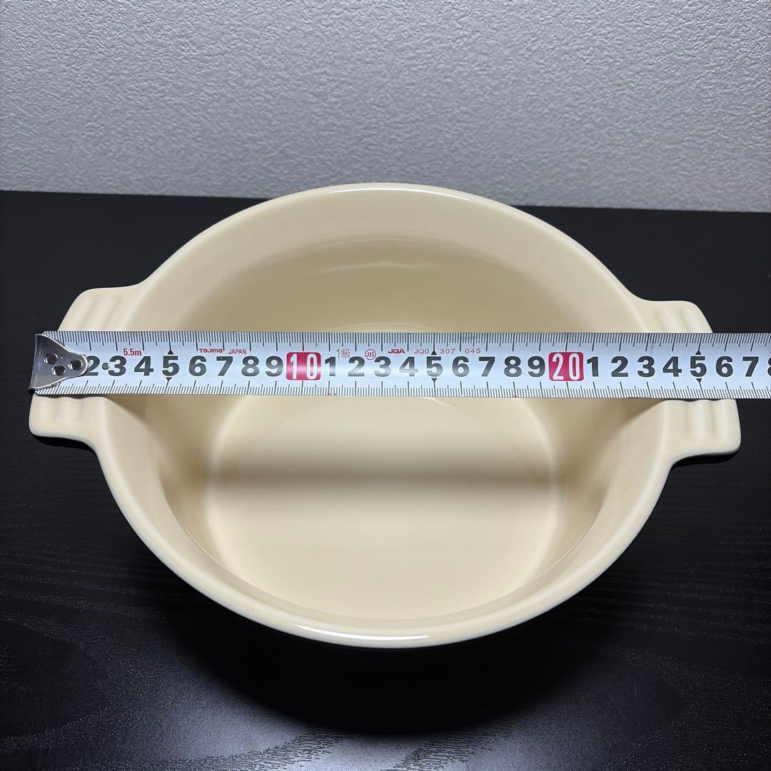 LE CREUSET 両手鍋 ブラック 22cm