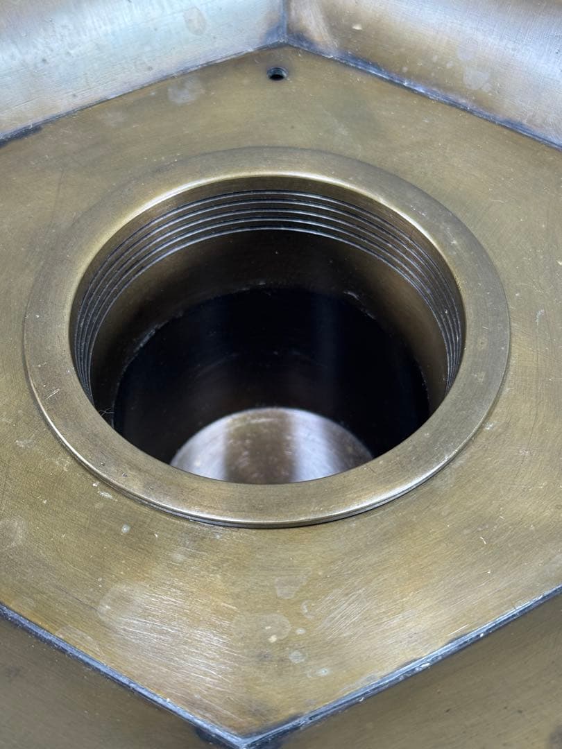 唐銅花器　いけばな　池坊　立花　古流　花瓶　華道具 高さ28.5cm 5kg