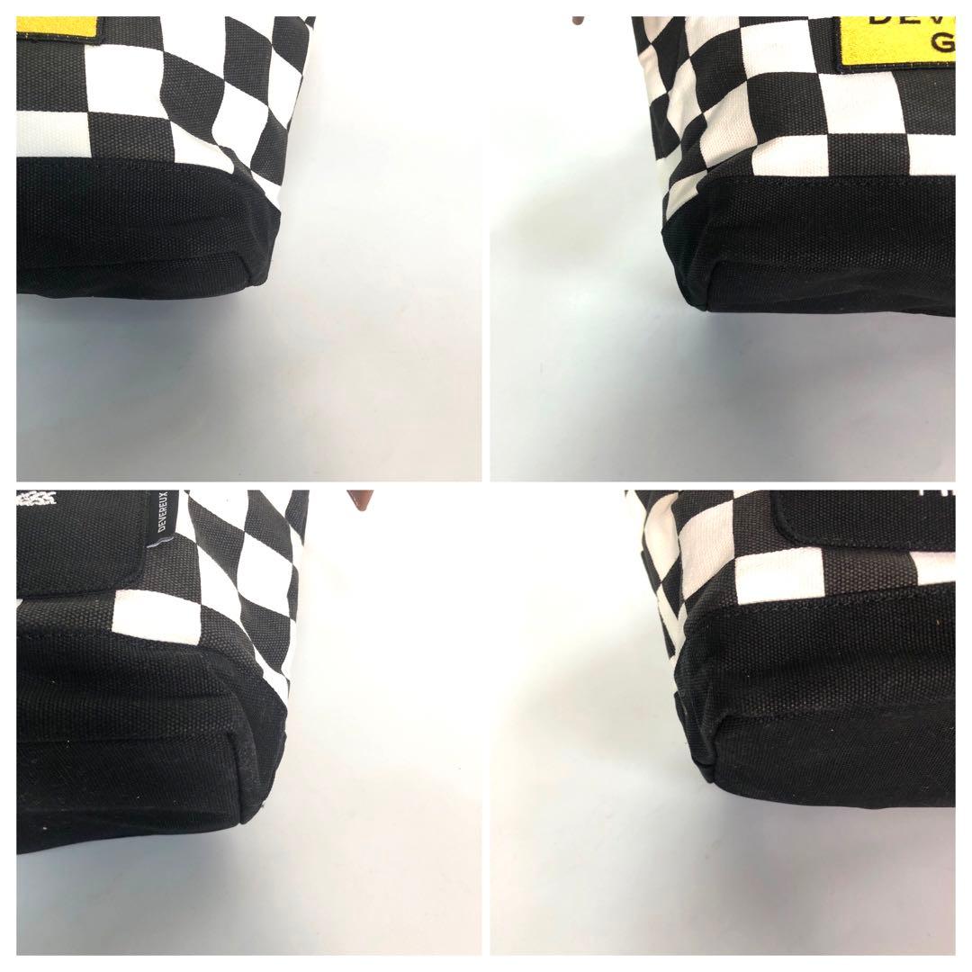デヴァローゴルフ カートバッグ フラッグ柄 キャンバス