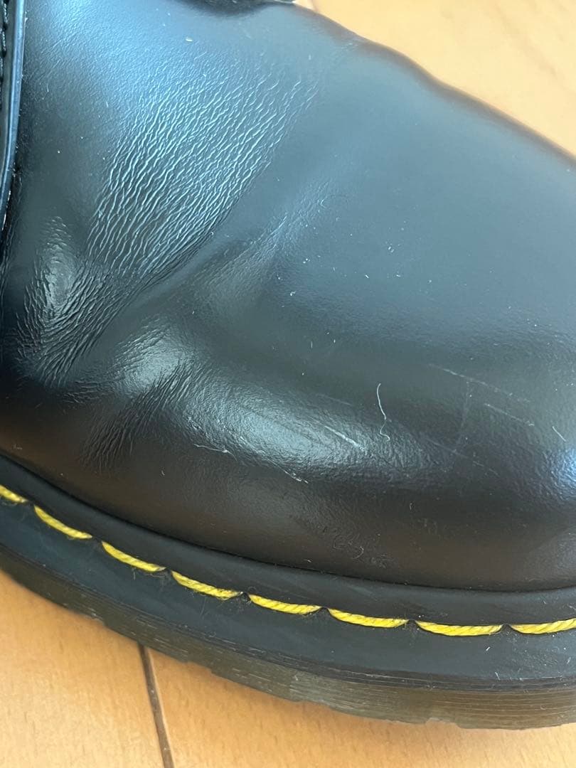 ドクターマーチン　 厚底ブラックレザーシューズ