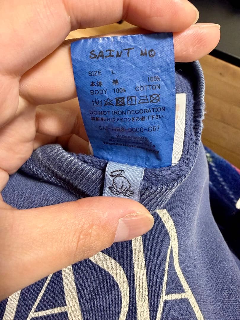 SAINT M×××××× ディズニー　ファンタジア　スウェット　サイズL