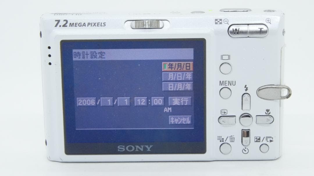 【A3198】 SONY Cyber-Shot DSC-T10 ホワイト ソニー