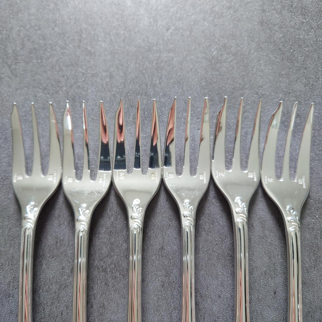 美品 クリストフル マルリー ケーキフォーク 6点