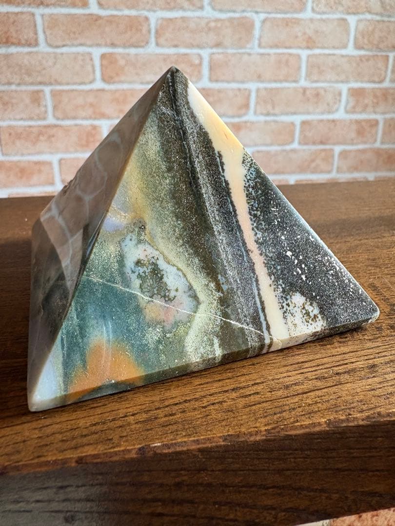 SALE オーシャンジャスパーピラミッド　497g