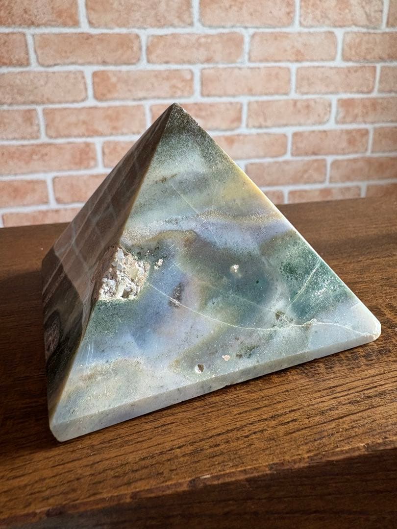 SALE オーシャンジャスパーピラミッド　497g