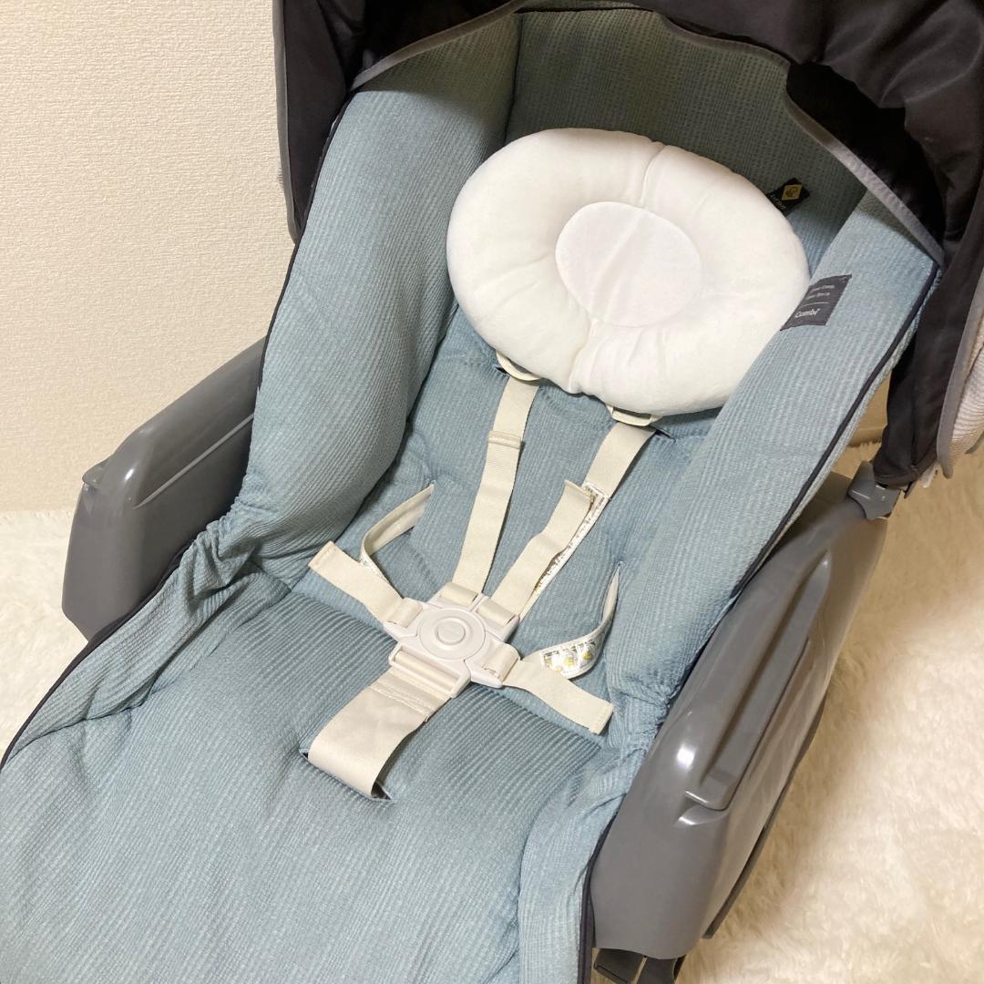 美品 Combi ネムリラ BEDi Long スリープシェル EG ブルー