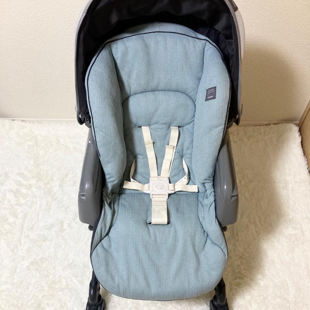 美品 Combi ネムリラ BEDi Long スリープシェル EG ブルー