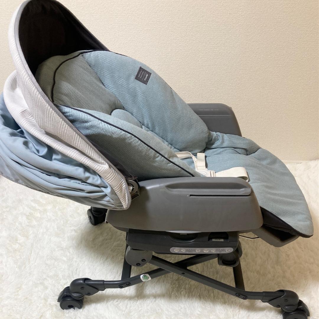 美品 Combi ネムリラ BEDi Long スリープシェル EG ブルー