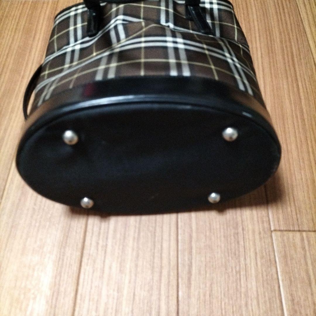 Burberrys ブルーレーベル チェック柄トートバッグ ショルダーバケツ
